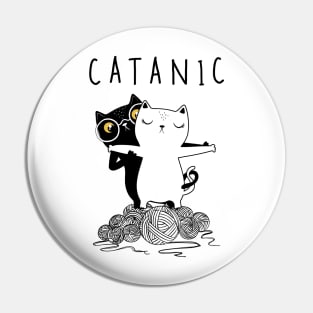 CATANIC, Romantic Cats Pin