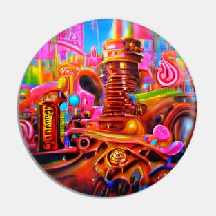 Chocolate World Art Pin