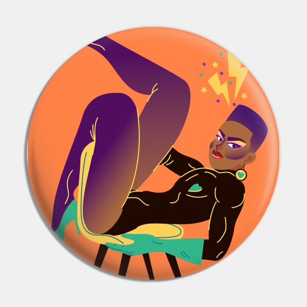 I Look Sickening - Rupauls Drag Race Pin by Just Kidding Co.