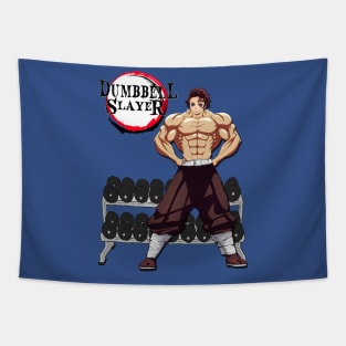 Dumbbell Slayer Tapestry