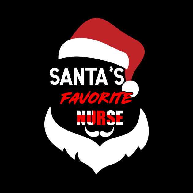 santa favorite nurse christmas gift by Flipodesigner