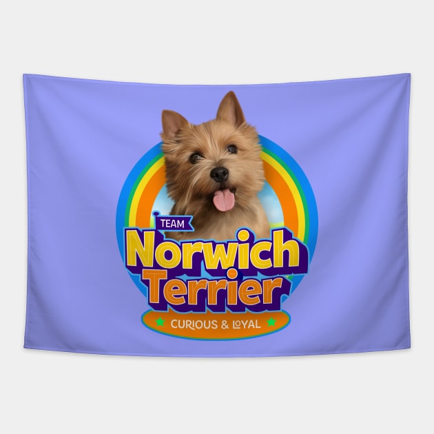 Norwich Terrier Tapestry by Puppy & cute