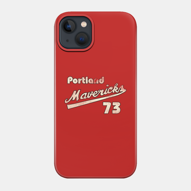 Portland Mavericks Retro Defunct Baseball Jersey - Baseball - Phone Case