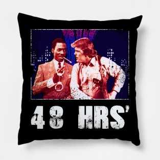 Classic Cates Style Channeling 48 Hrs’ Tough Cop Energy in Iconic Tees Pillow