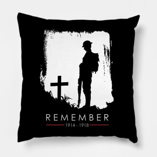 Remember 1914 - 1918 WW1 Veteran Pillow