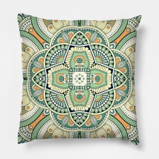 Colorful Mandala, mandala-design, mandala-art, geometric, abstract, mandala and spirituality, colorful, rainbow, mandala pattern, mandala flower patterns, Flower Mandala ,Spirituality Pillow