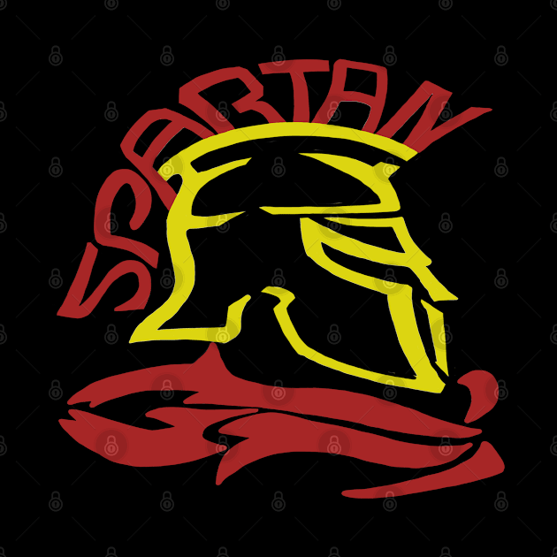 spartan strong by Wayward Prints