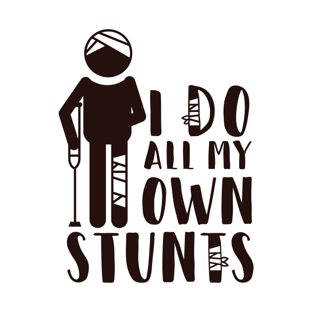 Stick Figure Stunt Quote a Stick Figure Person with Bandages Next To