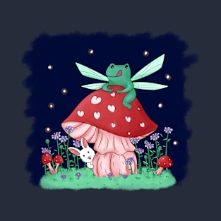 Fairy frog on a mushroom T-Shirt