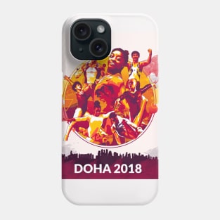 Doha 2018 Action Poster Phone Case