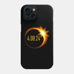 Eclipse solaire 4.08.24 Phone Case