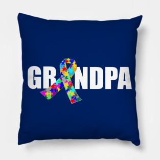 Autism Grandpa Pillow