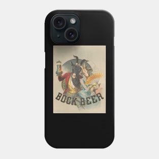 Vintage Bock Beer Goats Poster Phone Case