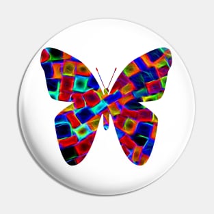 Neon Butterfly Pin