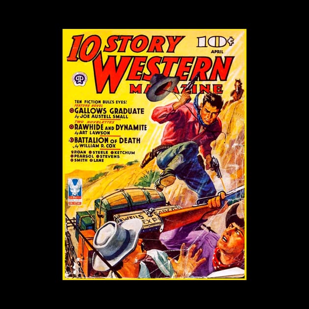 10 Story Western Magazine Cover April 1943 by Starbase79