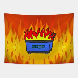 Dumpster Fire 2020 Tapestry