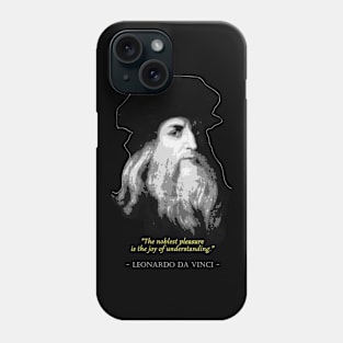 Leonardo Da Vinci Quote Phone Case