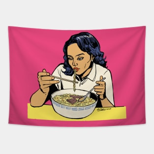 Noodles Girl Tapestry