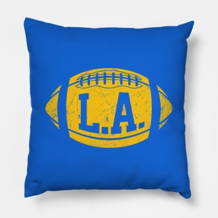 LAC Retro Football - Powder Blue Pillow