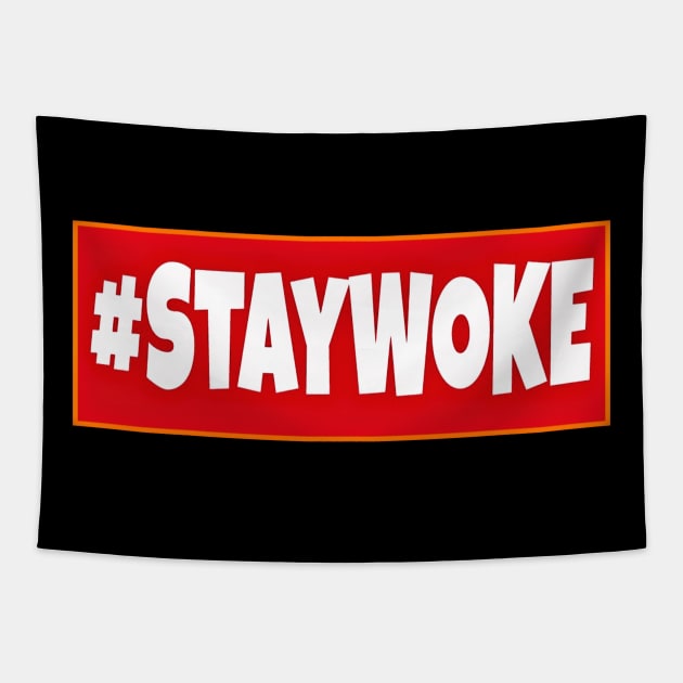 Stay WOKE - Back Tapestry by SubversiveWare