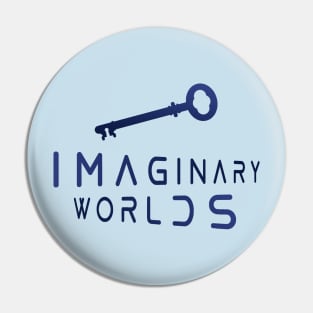 Imaginary Worlds classic logo title Pin