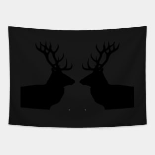 Stag Silhouette Tapestry