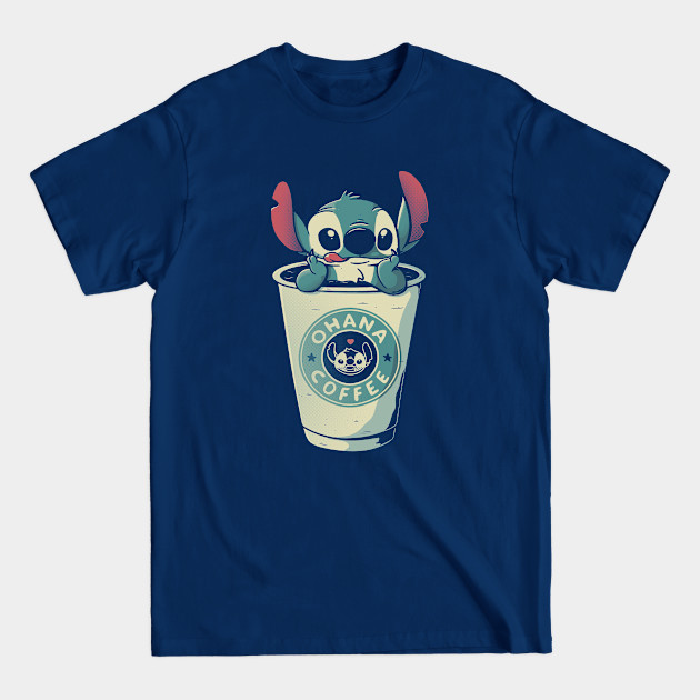 Ohana Coffee - Lilo And Stitch - T-Shirt