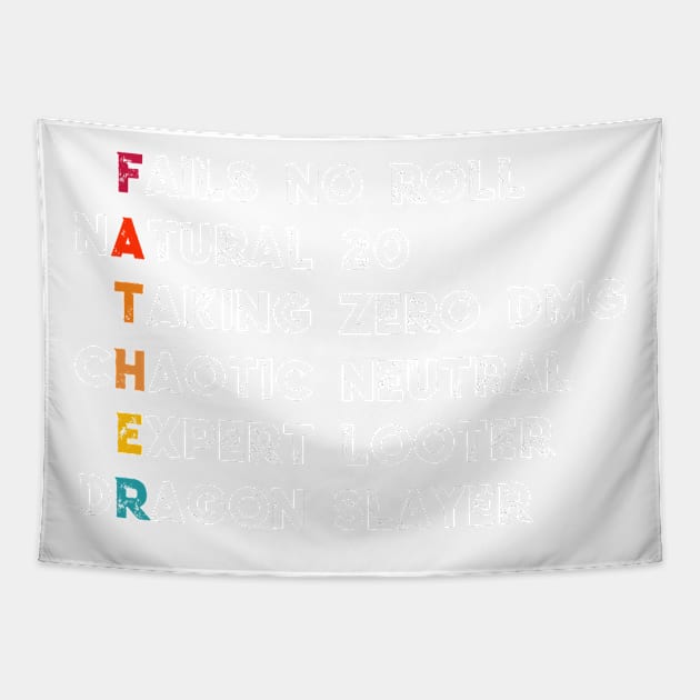 Roleplaying RPG Father Gift Valentine's Day Humor Tapestry by TellingTales