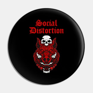 Social Distortion Somewhere Between Heaven and Hell Pin