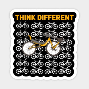 Recumbent Bike Think Different Magnet