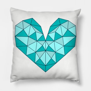 Crystal heart. Pillow