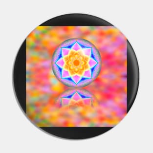 Pink glass ball digital art Pin