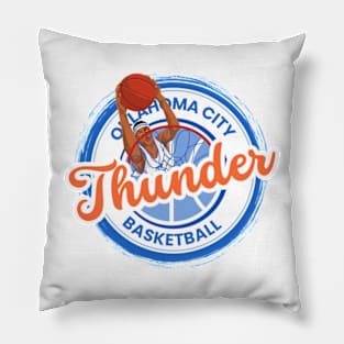 okc thunder basketball Pillow