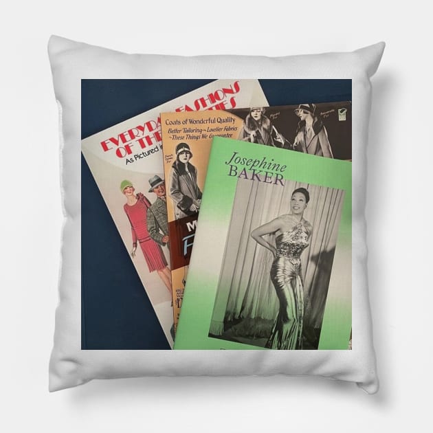 Josephine Baker Cover Girl Pillow by SWANN🦢