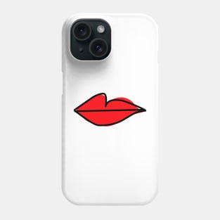 Red Lips As Seen On Villanelle - Killing Eve S2 Phone Case