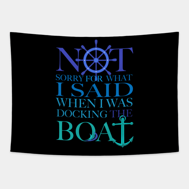 I am sorry I was docking the boat, not Tapestry by Brash Ideas