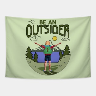 Be an Outsider Tapestry