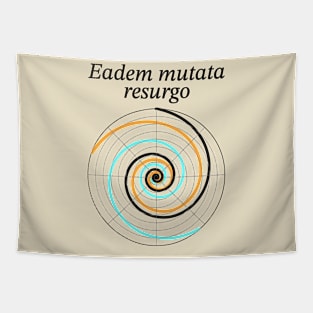 Bernoulli Spiral: eadem mutata resurgo Tapestry