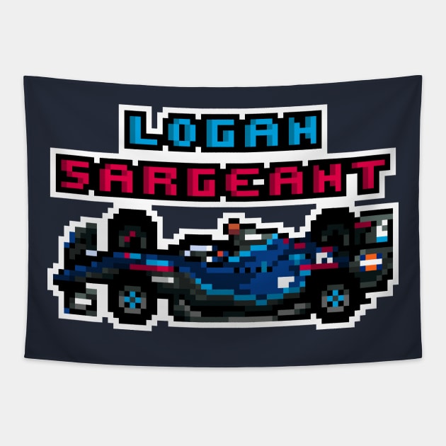 Logan Sargeant '23 Old School Tapestry by SteamboatJoe