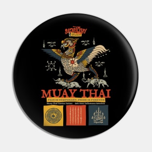 Vintage Muay Thai Tattoo Hatsadiling Pin