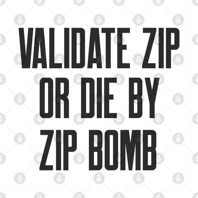 Secure Coding Validate ZIP or Die by ZIP Bomb by FSEstyle