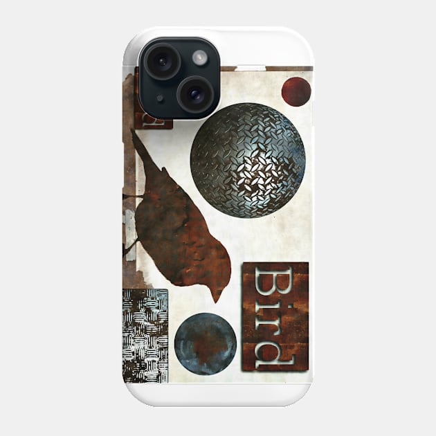 This Bird is so Metal Phone Case by Catness Grace Designs