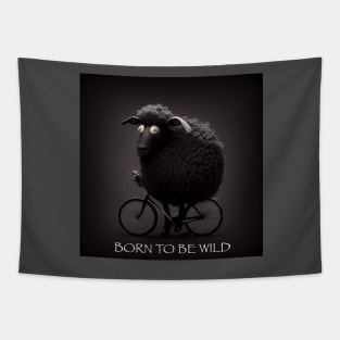 BLACK SHEEP - BORN TO BE WILD Tapestry