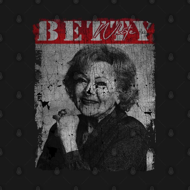 TEXTURE ART -Betty White golden by ZiziVintage