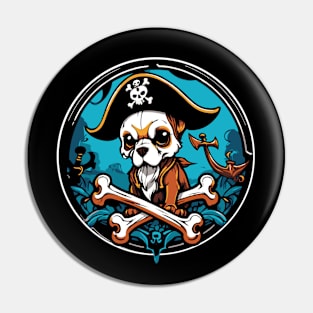 Puppy Pirate Pin