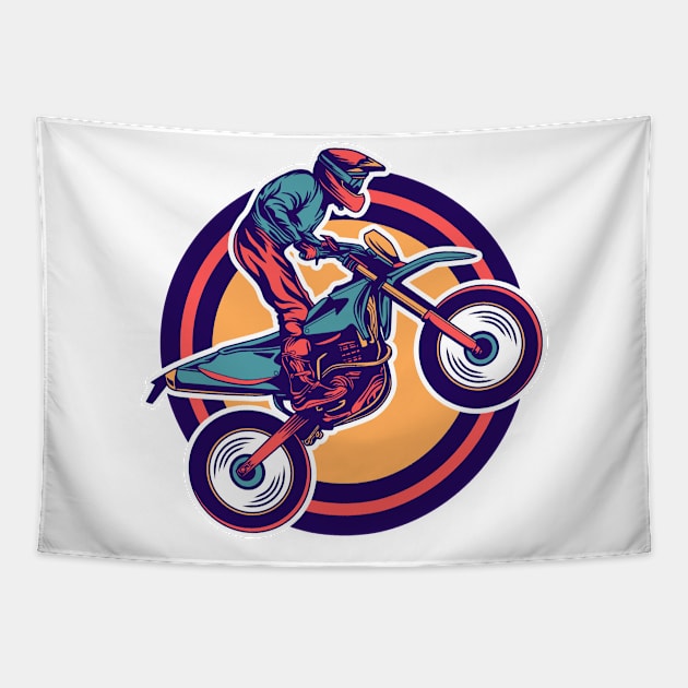 Adventure ride Tapestry by Tuye Project