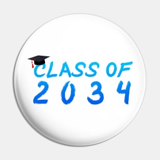 class of 2034 Blue Pin