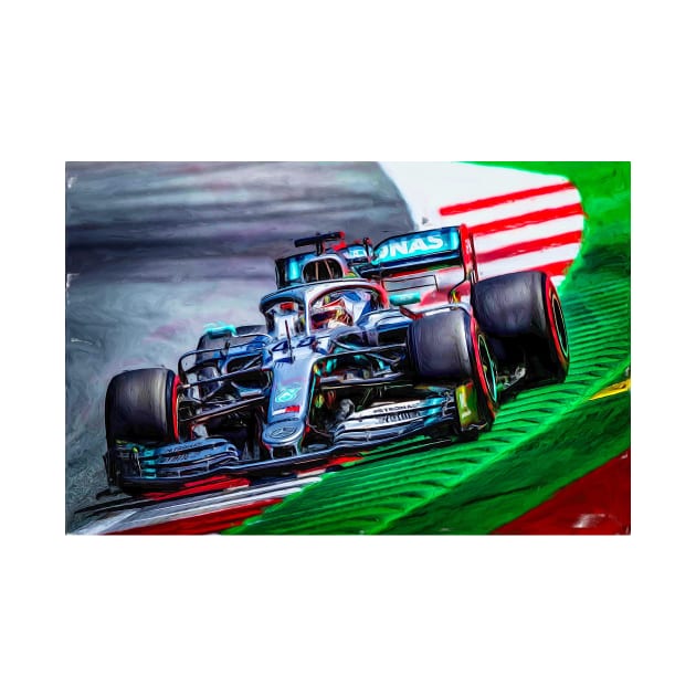 Lewis Hamilton - Start Number 44 by DeVerviers