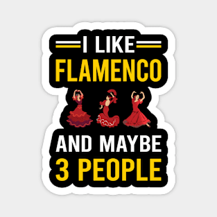 3 People Flamenco Magnet