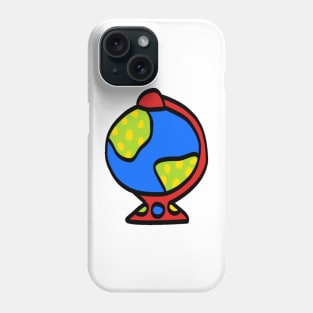 Cartoon Earth Phone Case